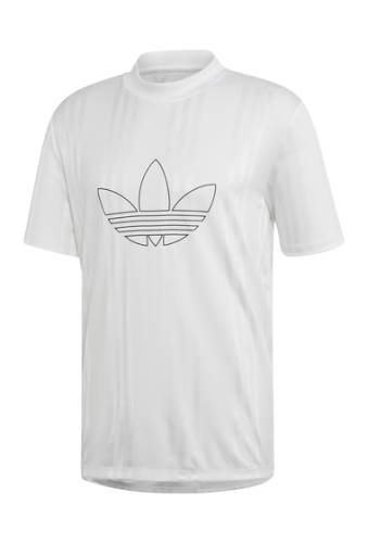 Imbracaminte barbati adidas outline jersey t-shirt white