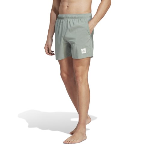 Imbracaminte barbati adidas solid 155quot swim shorts silver green