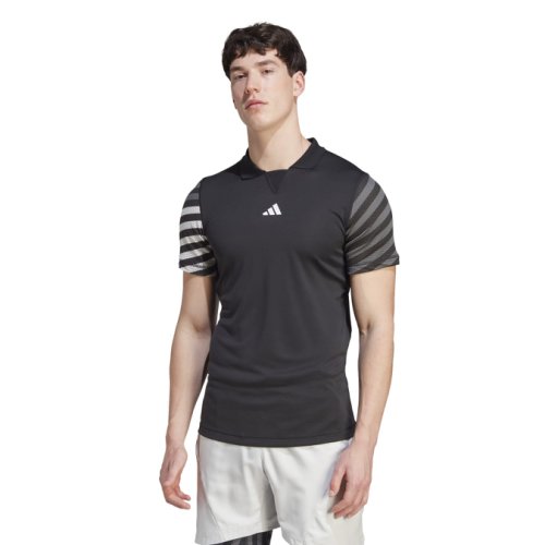 Imbracaminte barbati adidas tennis new york heatrdy freelift polo shirt black