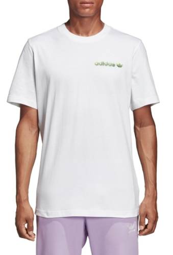 Imbracaminte barbati adidas tropical graphic t-shirt white