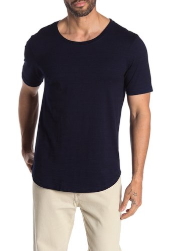 Imbracaminte barbati ag ombre short sleeve t-shirt indigo knit one