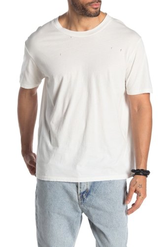Imbracaminte barbati allsaints sunset short sleeve crew neck t-shirt optic white