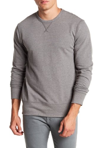 Imbracaminte barbati alternative apparel b-side reversible crew neck sweater vintage coal