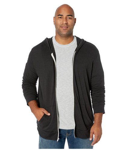 Imbracaminte barbati alternative apparel big amp tall eco zip hoodie eco true black