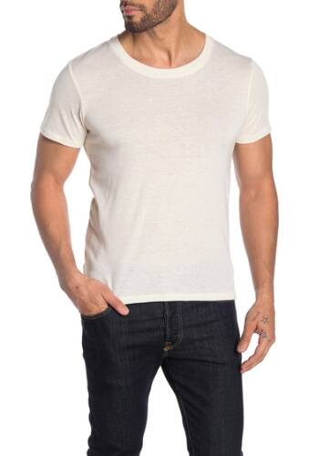 Imbracaminte barbati alternative apparel drop crew neck t-shirt eco ivory