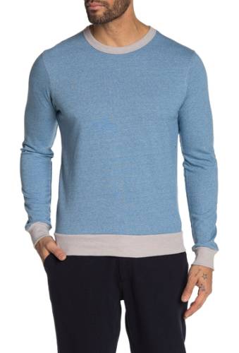 Imbracaminte barbati alternative apparel ringer champ pullover sweatshirt eco mock storm