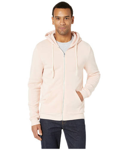 Imbracaminte barbati alternative apparel rocky eco-fleece zip hoodie eco peach