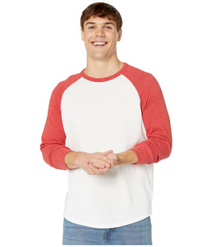 Imbracaminte barbati alternative apparel vintage heavy knit pullover sweater whitevintage red