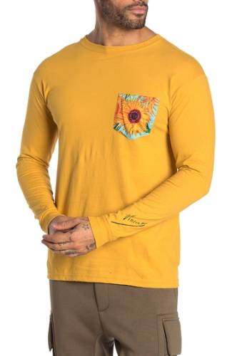 Imbracaminte barbati altru sunflower long sleeve pocket t-shirt yellow