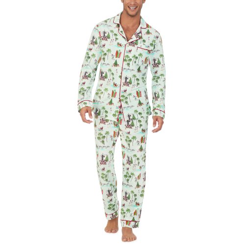 Imbracaminte barbati bedhead pajamas long sleeve classic pj set warm wishes