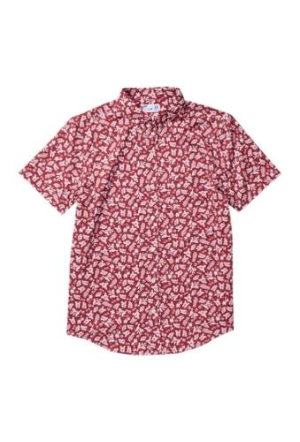 Imbracaminte barbati bermies aloha hawaiian short sleeve shirt red