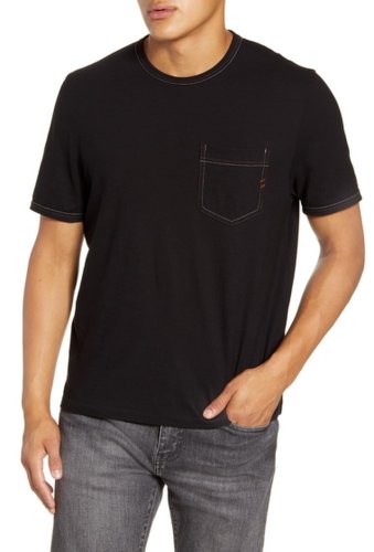 Imbracaminte barbati billy reid contrast stitch pocket t-shirt black
