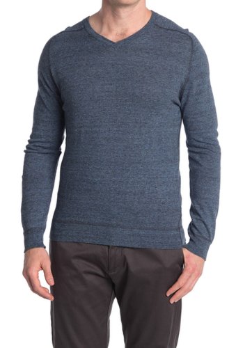 Imbracaminte barbati billy reid contrast stitch v-neck sweater navy
