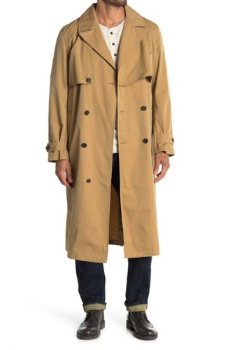 Imbracaminte barbati billy reid double breasted trench coat tan