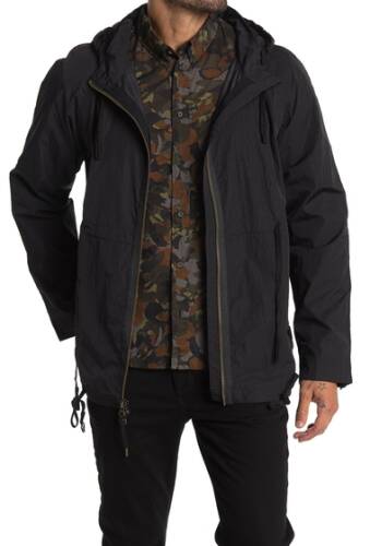 Imbracaminte barbati billy reid hooded windbreaker jacket black