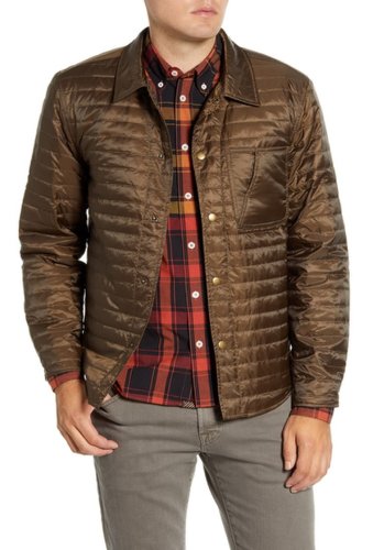 Imbracaminte barbati billy reid packable quilted shirt jacket olive