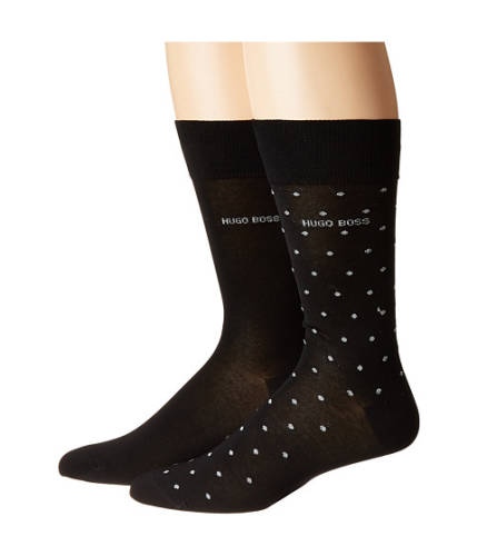 Imbracaminte barbati boss hugo boss 2-pack socks gift set black polka dotblack