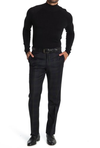 Imbracaminte barbati brooks brothers black plaid wool regent fit suit separates pants black