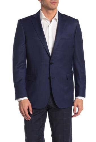 Imbracaminte barbati brooks brothers blue gingham two button notch lapel wool blend regent fit suit separates jacket navy