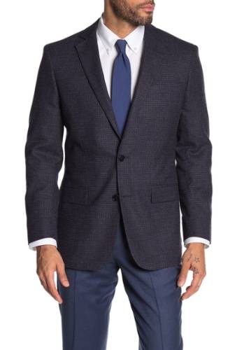Imbracaminte barbati brooks brothers blue tattersall two button notch lapel wool regent fit suit separates sport coat bluetattersal