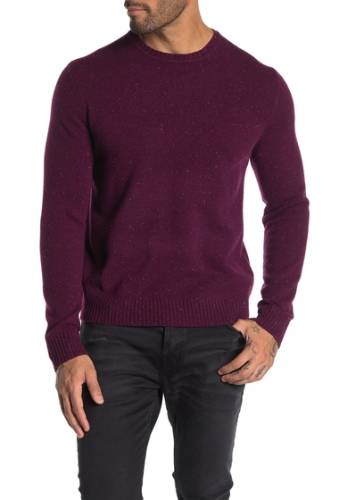 Imbracaminte barbati brooks brothers donegal nep wool sweater burgundy donegal