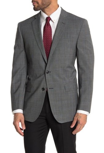 Imbracaminte barbati brooks brothers gray plaid two button notch lapel regent fit suit separates jacket grey