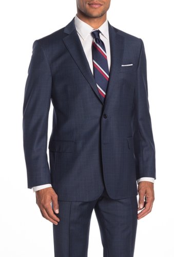 Imbracaminte barbati brooks brothers navy check two button notch lapel regent fit suit separates jacket navy