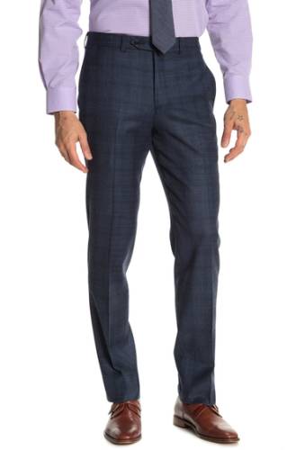 Imbracaminte barbati brooks brothers navy plaid print regent fit suit separate trousers - 30-34 inseam navy