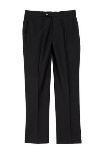 Imbracaminte barbati brooks brothers solid wool blend trousers - 30-34 inseam black