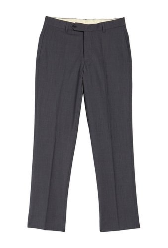 Imbracaminte barbati brooks brothers solid wool blend trousers - 30-34 inseam grey