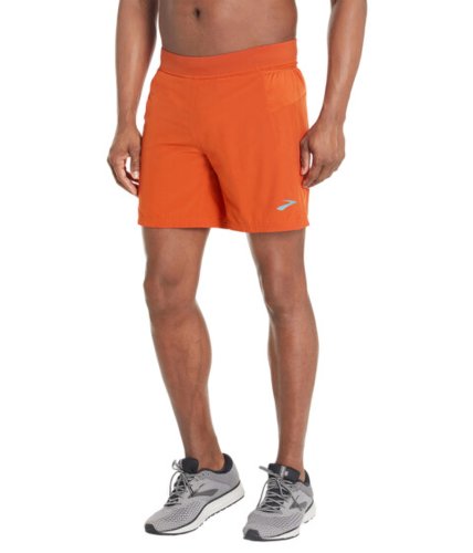 Imbracaminte barbati brooks sherpa 7quot 2-in-1 shorts red clay