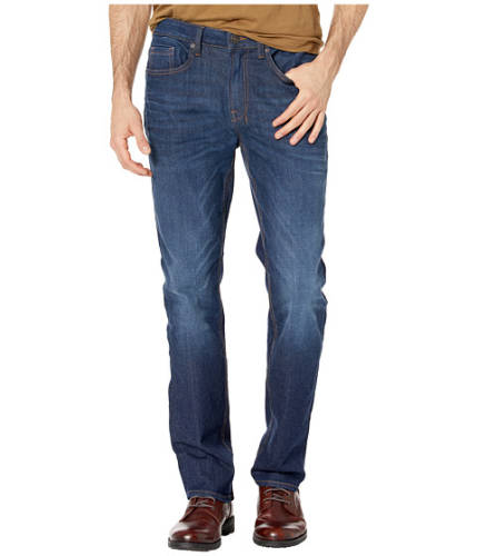 Imbracaminte barbati buffalo david bitton six-x straight leg jeans in dark blue sanded dark blue sanded