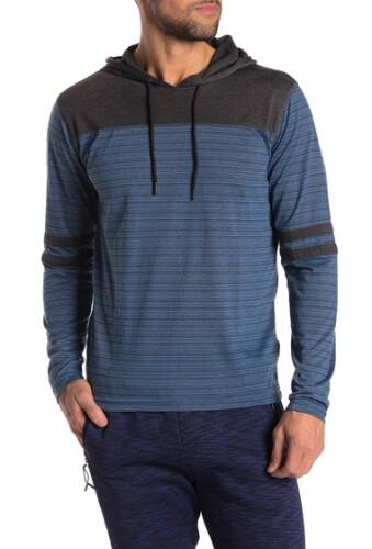 Imbracaminte barbati burnside hooded knit long sleeve t-shirt heather bl