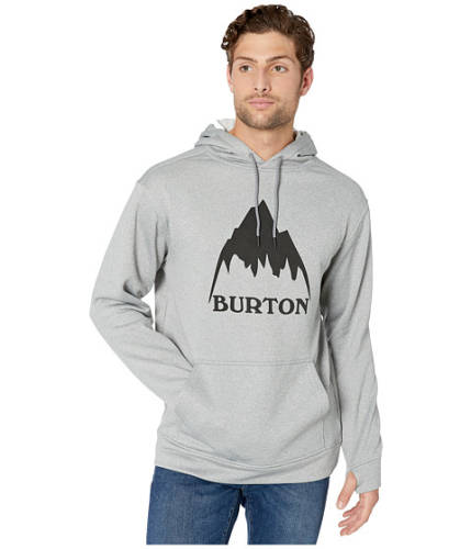 Imbracaminte barbati burton oak pullover hoodie mountain gray heather