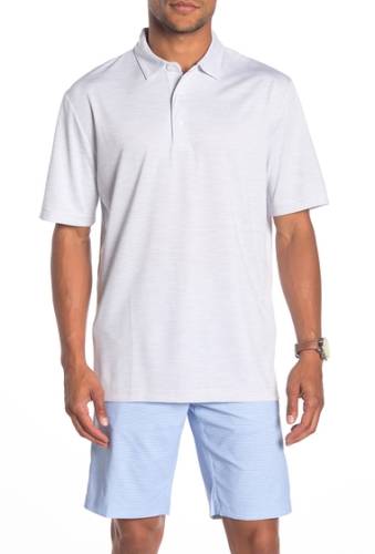 Imbracaminte barbati callaway golf apparel broken stripe print polo shirt bright white