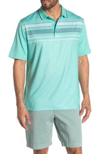 Imbracaminte barbati callaway golf apparel chest stripe printed polo cockatoo