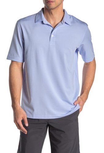 Imbracaminte barbati callaway golf apparel fine line stripe polo bright white corn flower blue