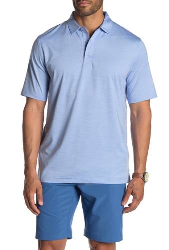 Imbracaminte barbati callaway golf apparel heathered short sleeve polo shirt brunnera blue