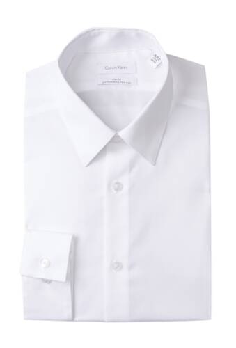 Imbracaminte barbati calvin klein slim fit oxford dress shirt white