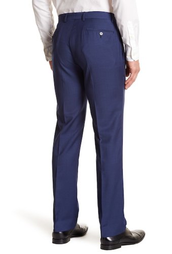 Imbracaminte barbati calvin klein solid bright blue wool suit separate pants - 30-34 inseam blue