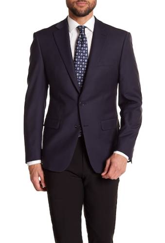 Imbracaminte barbati calvin klein solid navy wool suit suit separate jacket navy