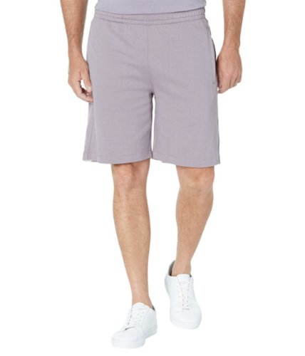 Imbracaminte barbati calvin klein standard logo terry shorts gray ridge