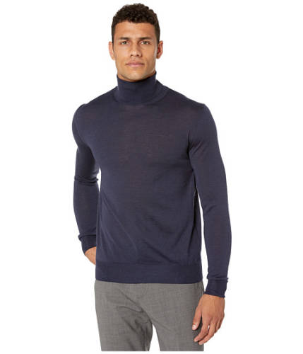 Imbracaminte barbati canali turtleneck merino wool sweater blue