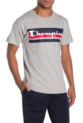 Imbracaminte barbati champion classic jersey graphic t-shirt oxford gray