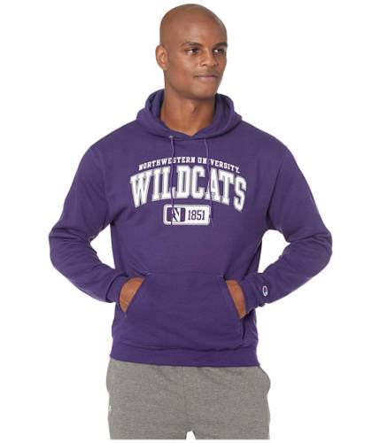 Imbracaminte barbati champion college northwestern wildcats powerblendreg fleece hoodie champion purple