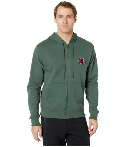 Imbracaminte barbati champion graphic powerblend zip hoodie dark green