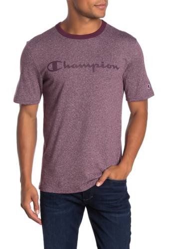 Imbracaminte barbati champion heritage heathered graphic t-shirt raisin purplehtrraisin purple