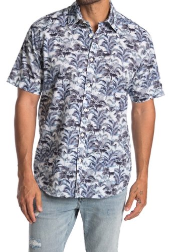 Imbracaminte barbati coastaoro lanai short sleeve hawaiian regular fit shirt white