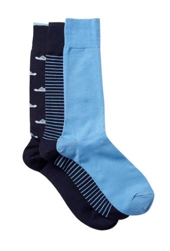 Imbracaminte barbati cole haan stripe shoe crew socks - pack of 3 c60asstc6