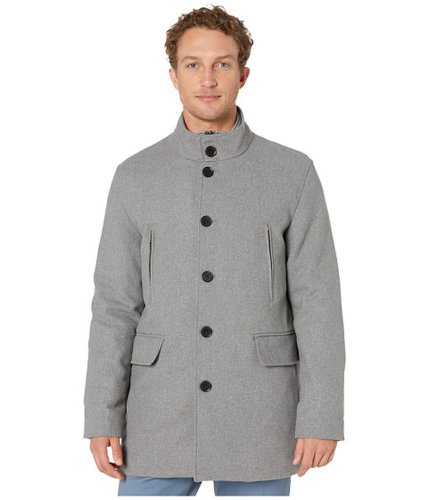Imbracaminte barbati cole haan wool twill jacket with attached bib light grey